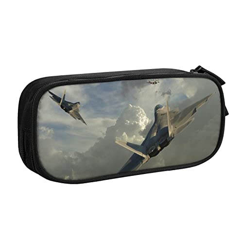 FROON Tasche für Schule, Bürobedarf, Flugzeug, großes Fassungsvermögen, Federmäppchen für Studenten, Schreibwaren-Tasche, Schreibtisch-Organizer mit glattem Reißverschluss, tragbarer Bleistift, von FROON