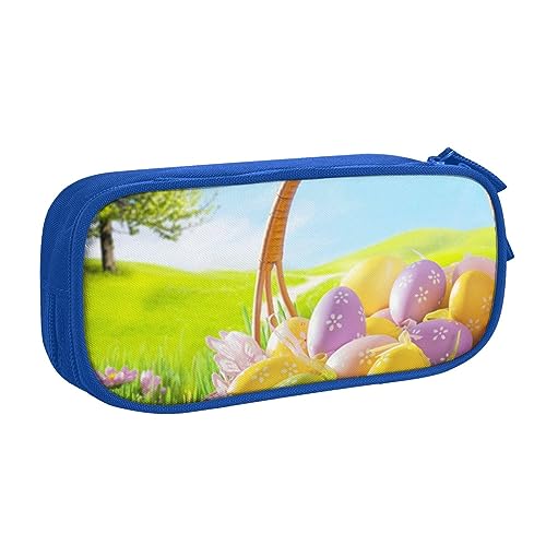 FROON Tasche für Schule, Bürobedarf, Frohe Ostern, großes Fassungsvermögen, Federmäppchen für Studenten, Schreibwaren-Tasche, Schreibtisch-Organizer mit glattem Reißverschluss, tragbarer Bleistift, von FROON
