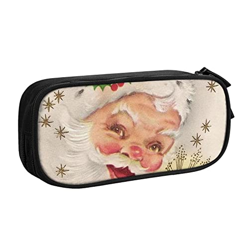 FROON Tasche für Schule, Bürobedarf, Frohe Weihnachten, großes Fassungsvermögen, Federmäppchen für Studenten, Schreibwaren-Tasche, Schreibtisch-Organizer mit glattem Reißverschluss, tragbarer von FROON