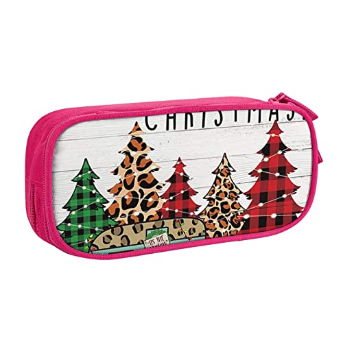FROON Tasche für Schule, Bürobedarf, Frohe Weihnachten, großes Fassungsvermögen, Federmäppchen für Studenten, Schreibwaren-Tasche, Schreibtisch-Organizer mit glattem Reißverschluss, tragbarer von FROON