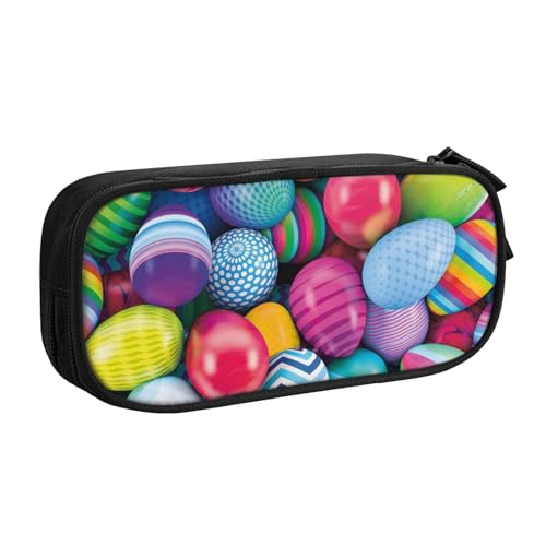 FROON Tasche für Schule, Bürobedarf, Ostereier, großes Fassungsvermögen, Federmäppchen für Studenten, Schreibwaren-Tasche, Schreibtisch-Organizer mit glattem Reißverschluss, tragbarer Bleistift, von FROON