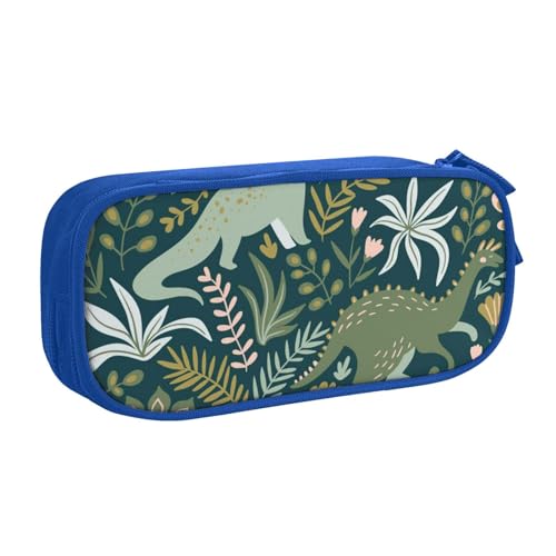 FROON Tasche für Schule, Bürobedarf, niedlicher Dinosaurier, großes Fassungsvermögen, Federmäppchen für Studenten, Schreibwaren-Tasche, Schreibtisch-Organizer mit glattem Reißverschluss, tragbarer von FROON