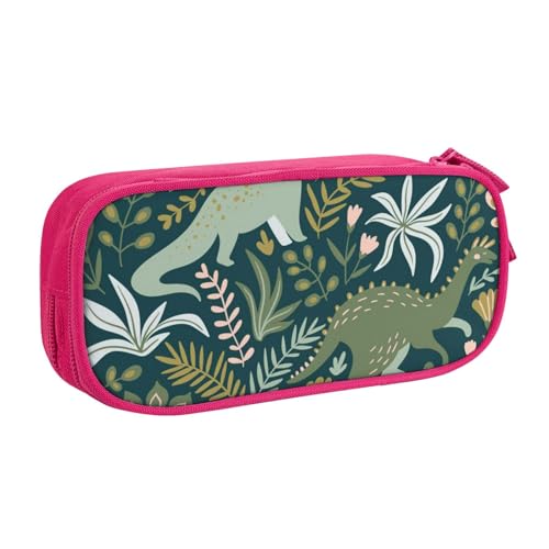FROON Tasche für Schule, Bürobedarf, niedlicher Dinosaurier, großes Fassungsvermögen, Federmäppchen für Studenten, Schreibwaren-Tasche, Schreibtisch-Organizer mit glattem Reißverschluss, tragbarer von FROON