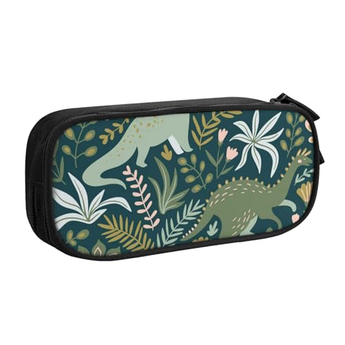 FROON Tasche für Schule, Bürobedarf, niedlicher Dinosaurier, großes Fassungsvermögen, Federmäppchen für Studenten, Schreibwaren-Tasche, Schreibtisch-Organizer mit glattem Reißverschluss, tragbarer von FROON