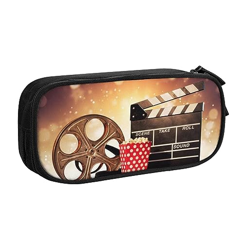 Tasche für Schule, Bürobedarf, Popcorn und Filmausrüstung, großes Fassungsvermögen, Federmäppchen für Studenten, Schreibwaren-Tasche, Stiftebox, Schreibtisch-Organizer mit glattem Reißverschluss, von FROON