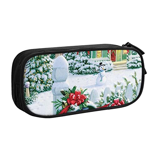 Tasche für Schule, Bürobedarf, Weihnachtsbriefkasten und Geschenke, großes Fassungsvermögen, Federmäppchen für Studenten, Schreibwaren-Tasche, Stiftebox, Schreibtisch-Organizer mit glattem von FROON