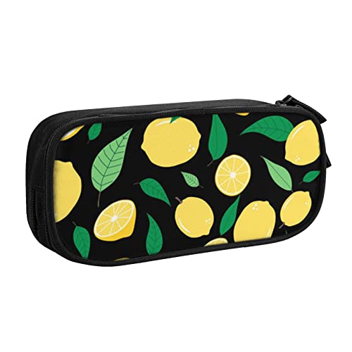 Tasche für Schule, Bürobedarf, Zitronenfrucht, großes Fassungsvermögen, Federmäppchen für Studenten, Schreibwaren-Tasche, Schreibtisch-Organizer mit glattem Reißverschluss, tragbarer Bleistift, von FROON