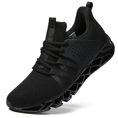 FRSHANIAH Damen-Schlupfschuhe, modisch, atmungsaktiv, Sport-Sneaker, A020 Schwarz, 39.5 EU von FRSHANIAH