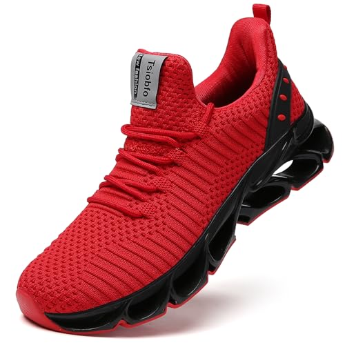 FRSHANIAH Herren-Sportschuhe, atmungsaktiv, rutschfest, modische Sneaker, 1924 Red, 42 EU FRSHANIAH Herren-Sportschuhe, atmungsaktiv, rutschfest, modische Sneaker, 1924 Red, 42 EU von FRSHANIAH