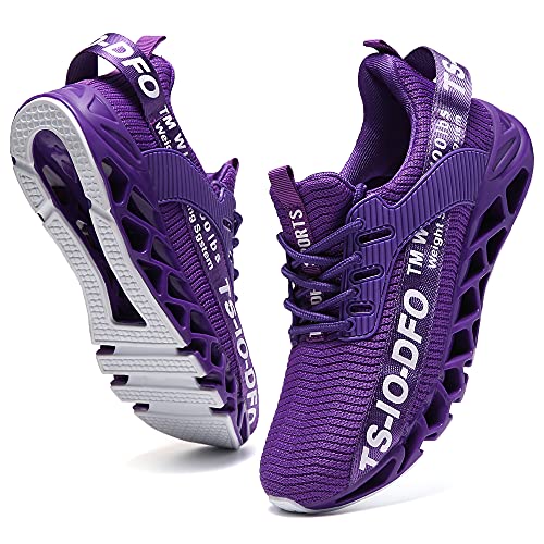 FRSHANIAH Herren-Sportschuhe, atmungsaktiv, rutschfest, modische Sneaker, A55 Purple, 47 EU FRSHANIAH Herren-Sportschuhe, atmungsaktiv, rutschfest, modische Sneaker, A55 Purple, 47 EU von FRSHANIAH