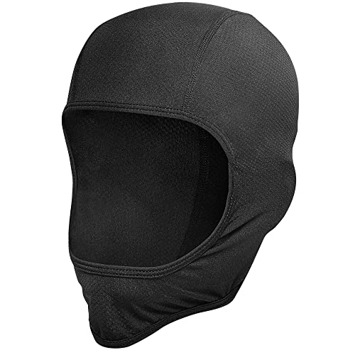 FRSOHEWIN Balaclava Dünn Sturmhaube Sommer Atmungsaktiv Gesichtshaube Sturmmaske für Motorrad Fahrrad Herren Damen Sports Wandern Schwarz von FRSOHEWIN