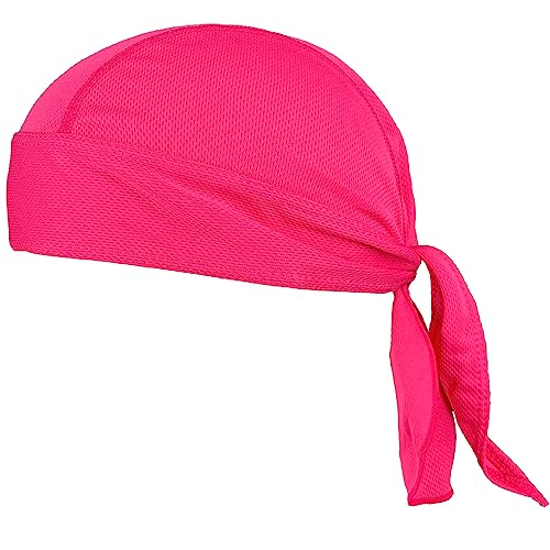 FRSOHEWIN Bandana Cap Piratenkopftuch Piratentuch Kopftuch Sommer Unterziehmütze Kopfbedeckung Durag Sport Unterm Radhelm Kopftücher Piraten Rose von FRSOHEWIN