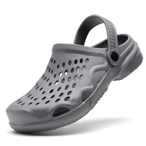 FRTUBOP Gartenclogs Herren Gartenschuhe - Leicht rutschfest Sommer Garten Clogs für Herren 41-45 EU von FRTUBOP