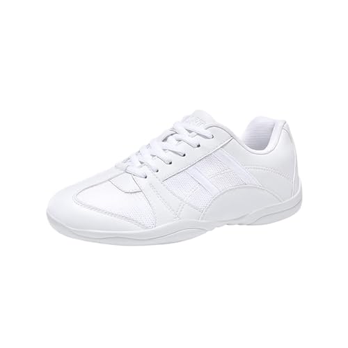 Weiß Cheerleading Schuhe: Mädchen Schulgruppen Cheer Schuhe - Damen Tanzschuhe Jazz Yoga Cheerleader Training Schuhe - Sportschuhe Walkingschuhe Weiß40 von FRTUBOP