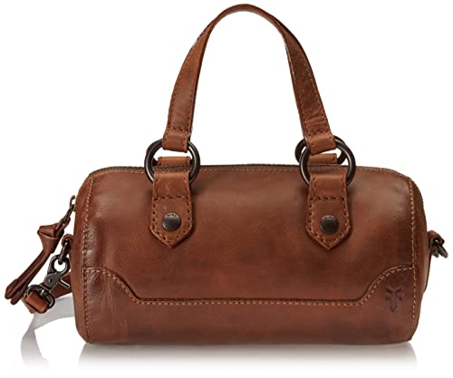 FRYE Damen Melissa Mini Barrel Umhängetasche, Cognac FRYE Damen Melissa Mini Barrel Umhängetasche, Cognac von FRYE