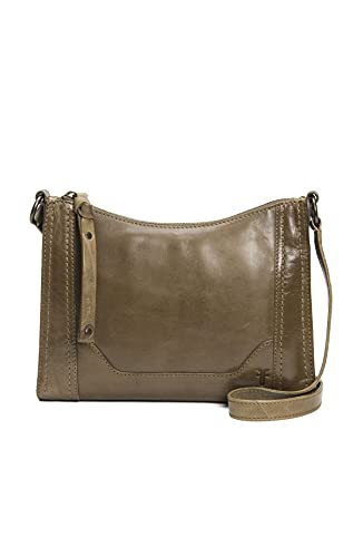 Frye Damen Melissa Umhängetasche mit Reißverschluss Crossbody, Khaki von FRYE