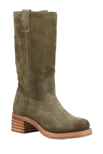 Frye Campus 12R Damenstiefel – Halbwaden-Stil mit strapazierfähiger Gummi-Außensohle und klassischem runden Zehendesign, Oliv/Blatt für mich (Leaf It to Me), 41-42 EU von FRYE