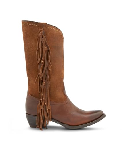 Frye Sacha FR40809 Damen Hohe Fransen Cognac, 38 EU von FRYE