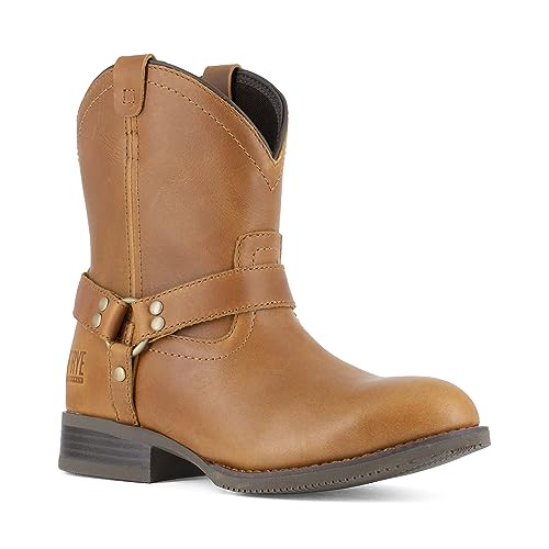 Frye The Safety-Crafted Harness Boot für Damen, Braun, 40-41 EU von FRYE