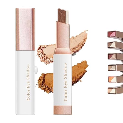 12-farbiger Glitzer-Lidschattenstift, wasserfester Glitzer-Eyeliner, kreiert glänzenden Lidschatten mit Farbverlauf, wasserfest und langanhaltend, geeignet für das Augen-Make-up von Frauen von FSAZSVBT