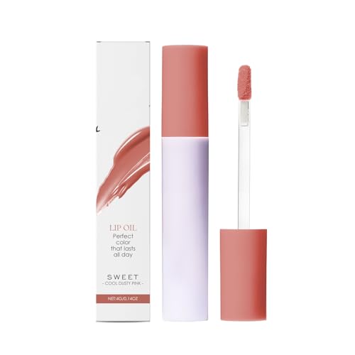 2025 Verbesserter Lipgloss, Feuchtigkeitsspendendes, langanhaltendes Lippenöl, Nicht klebend, Langanhaltender Gloss, Nicht verblassend, Geeignet für Frauen, Nicht klebend, Spiegelglanz von FSAZSVBT