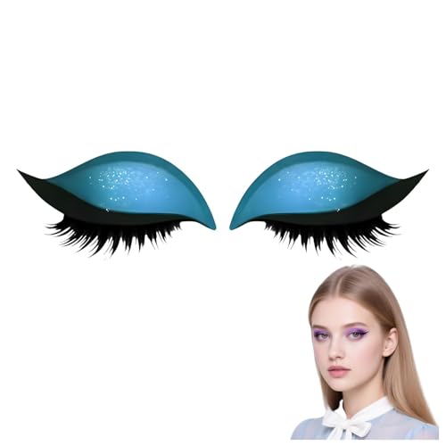 2025 neue Lazy Eye Shadow Wimpernaufkleber, 3-in-1 wiederverwendbare Augen-Make-up-Aufkleber, selbstklebende falsche Wimpern, Make-up-Vorlagenaufkleber, geeignet für alle Augenformen von FSAZSVBT