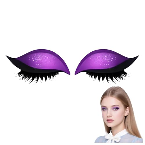 2025 neue Lazy Eye Shadow Wimpernaufkleber, 3-in-1 wiederverwendbare Augen-Make-up-Aufkleber, selbstklebende falsche Wimpern, Make-up-Vorlagenaufkleber, geeignet für alle Augenformen von FSAZSVBT