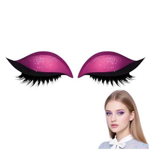 2025 neue Lazy Eye Shadow Wimpernaufkleber, 3-in-1 wiederverwendbare Augen-Make-up-Aufkleber, selbstklebende falsche Wimpern, Make-up-Vorlagenaufkleber, geeignet für alle Augenformen von FSAZSVBT