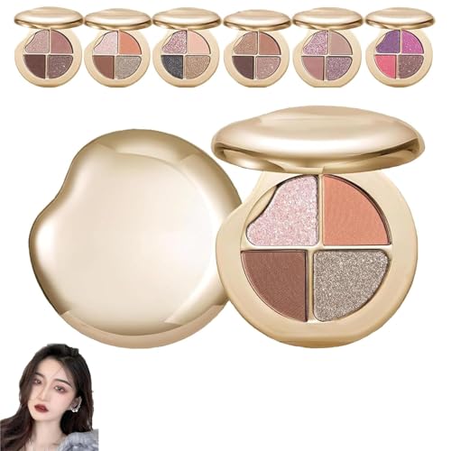 Diese Radiance Augen- und Wangenpalette kombiniert Lidschatten und Highlighter für strahlende Haut und Konturierung. Sie lässt sich leicht verblenden, hält den ganzen Tag und ist perfekt für Anfänger. von FSAZSVBT