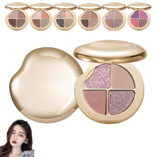 Diese Radiance Augen- und Wangenpalette kombiniert Lidschatten und Highlighter für strahlende Haut und Konturierung. Sie lässt sich leicht verblenden, hält den ganzen Tag und ist perfekt für Anfänger. von FSAZSVBT