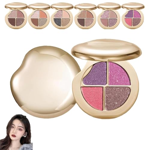 Diese Radiance Augen- und Wangenpalette kombiniert Lidschatten und Highlighter für strahlende Haut und Konturierung. Sie lässt sich leicht verblenden, hält den ganzen Tag und ist perfekt für Anfänger. von FSAZSVBT