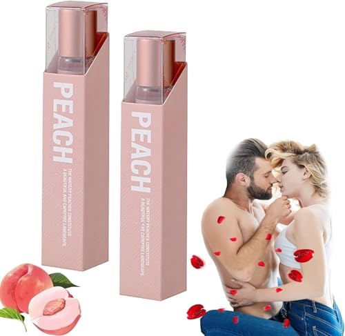 Pfirsichduft, Damen-Roll-On-Duftöl, Roll-On-Körperdeodorant, Unisex, hypoallergen, Reisegröße, alkoholfrei, 9 ml von FSAZSVBT