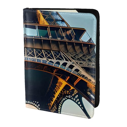 FSCEV Paris Eiffelturm Bild Reisepasshülle Reisepasshülle Blockierung Reisezubehör Leder Kartenetui Hülle von FSCEV