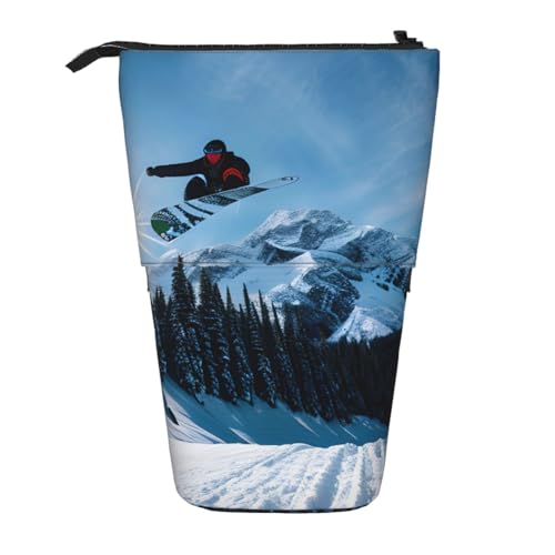 Vertikales einziehbares Federmäppchen, Aufbewahrungstasche, tägliche Aufbewahrung für Schule, Büro, Make-up-Tasche von FSCEV