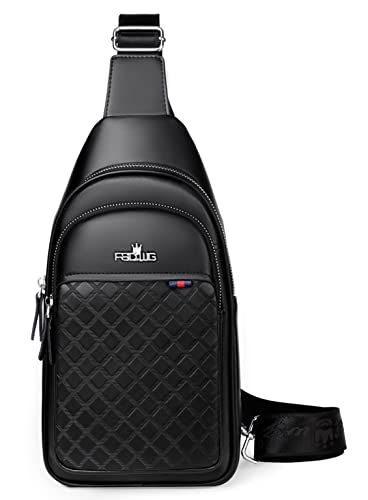 FSD.WG Sling Rucksack für Herren Brusttasche Crossbody Schultertaschen Reisetasche beutel für Männer mit wasserabweisend von FSD.WG