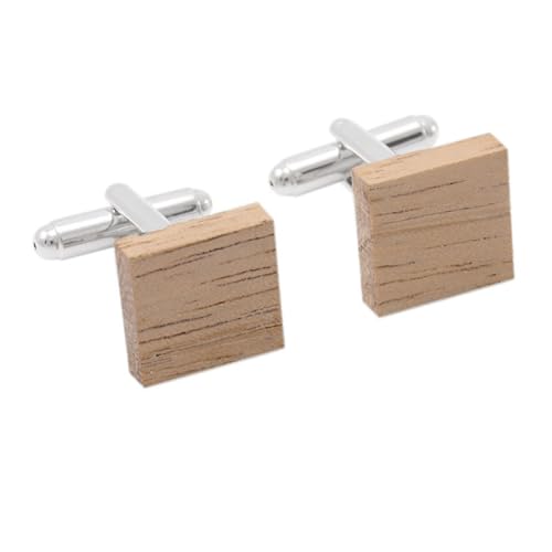FSJMTQTS Manschettenknöpfe für Herrenhemden Unisex-Manschettenknöpfe Aus Massivholz FSJMTQTS Manschettenknöpfe für Herrenhemden Unisex-Manschettenknöpfe Aus Massivholz von FSJMTQTS
