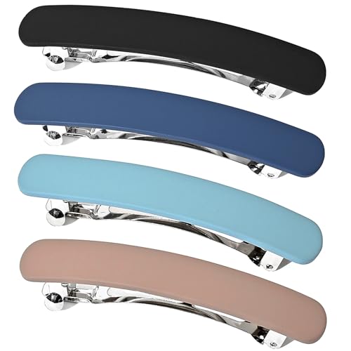 FSMILING 4 Stück große Haarspangen für Damen, Haarspangen für dickes und feines Haar von FSMILING