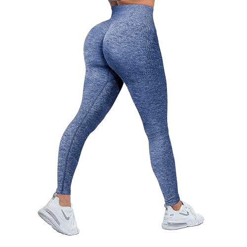 FSPHISTIK Scrunch Butt Leggings Damen, High Waist Booty Lifting Blickdicht Po Push Up, Seamless Yoga Hosen, für Sport Yoga Fitness Gym Workout von FSPHISTIK