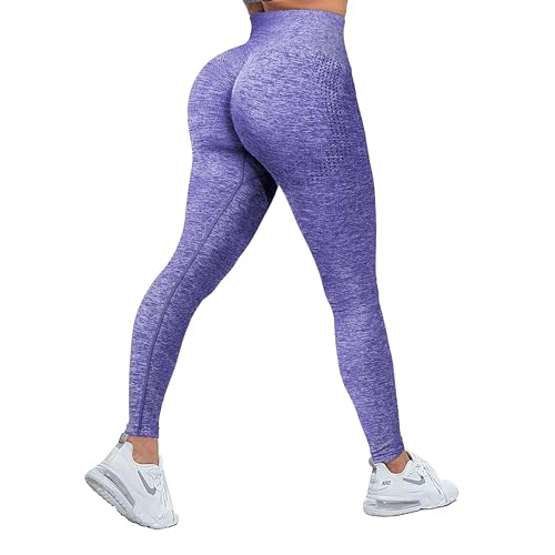 FSPHISTIK Scrunch Butt Leggings Damen, High Waist Booty Lifting Blickdicht Po Push Up, Seamless Yoga Hosen, für Sport Yoga Fitness Gym Workout von FSPHISTIK