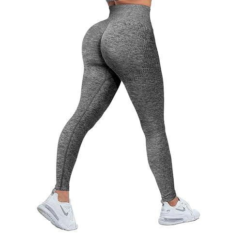 FSPHISTIK Scrunch Butt Leggings Damen, High Waist Booty Lifting Blickdicht Po Push Up, Seamless Yoga Hosen, für Sport Yoga Fitness Gym Workout von FSPHISTIK