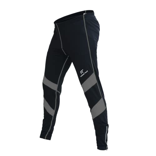 Fashion Track Fahrradhose Herren - Coolmax gepolsterte MTB Hose aus hochelastischem und dichtem Roubaix Material für lange, bequeme Radtouren - erhältlich in 5 fängigen Mustern, grau, 41-44.5 Fashion Track Fahrradhose Herren - Coolmax gepolsterte MTB Hose aus hochelastischem und dichtem Roubaix Material für lange, bequeme Radtouren - erhältlich in 5 fängigen Mustern, grau, 41-44.5 von FT Fashion Track