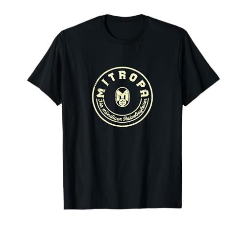 FT-designs Herren T-Shirt Schwarz S Klassisch Crew Neck Halbarm Mitropa Ihr Ständiger Reisebegleiter Klassisch Geschnitten Doppelt Genähter Saum FT-designs Herren T-Shirt Schwarz S Klassisch Crew Neck Halbarm Mitropa Ihr Ständiger Reisebegleiter Klassisch Geschnitten Doppelt Genähter Saum von FT-designs