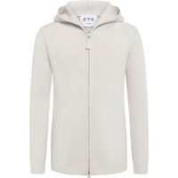 FTC CASHMERE Kapuzen-Cardigan aus Kaschmir in Maglia Inglese-Strick in 54 FTC CASHMERE Kapuzen-Cardigan aus Kaschmir in Maglia Inglese-Strick in 54 von FTC CASHMERE