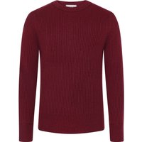 FTC CASHMERE Softer Rundhalspullover aus Kaschmir mit Rippbündchen in 54 von FTC CASHMERE