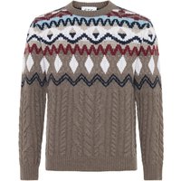 FTC CASHMERE Softer Rundhalspullover aus Kaschmirpullover mit Norwergermotiv in 50 FTC CASHMERE Softer Rundhalspullover aus Kaschmirpullover mit Norwergermotiv in 50 von FTC CASHMERE