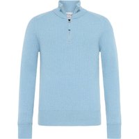 FTC CASHMERE Softer Troyer aus Kaschmir im Glattstrick in 48 von FTC CASHMERE