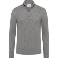 FTC CASHMERE Softer Troyer aus Kaschmir im Glattstrick in 50 von FTC CASHMERE