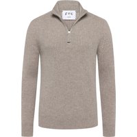 FTC CASHMERE Softer Troyer aus Kaschmir im Glattstrick in 52 von FTC CASHMERE
