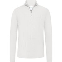 FTC CASHMERE Softer Troyer aus Kaschmir in Rippstrickstruktur in 54 von FTC CASHMERE