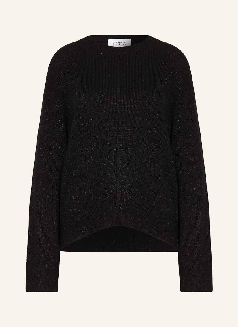 Ftc Cashmere Cashmere-Pullover Mit Glitzergarn schwarz von FTC CASHMERE